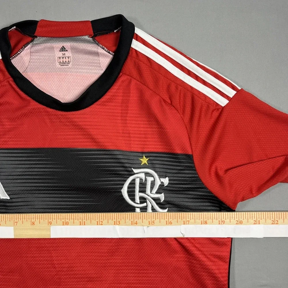 CR Flamengo Football Soccer Athletic Jersey Shirt Medium Adidas Aeroready Mens